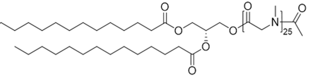 DMG-PSar25-acetyl chemical structure