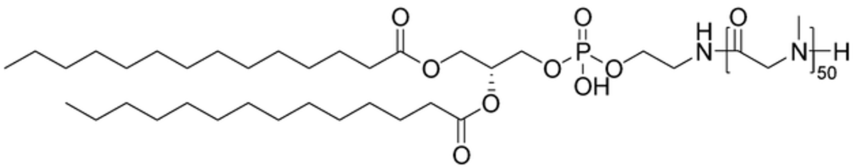 DMPE-PSar50-H chemical structure