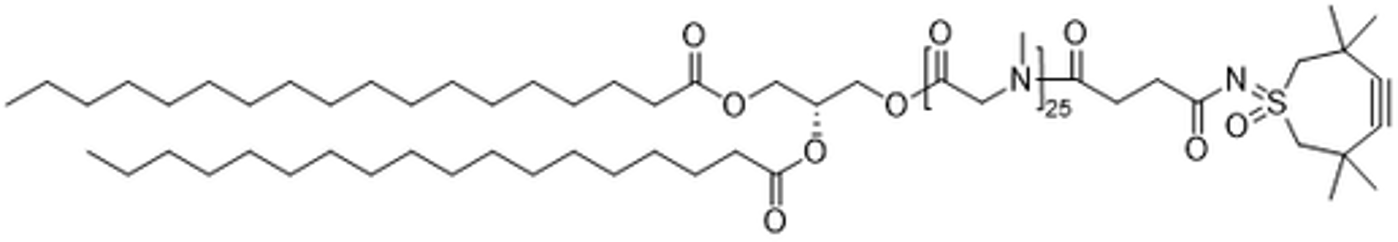 DSG-PSar25-succ-CliCr® chemical structure