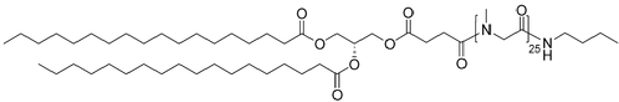 DSG-succ-PSar-nBu chemical structure