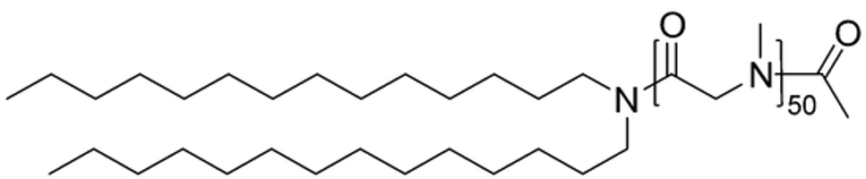 N,N-ditetradecylamine-PSar50-acetyl chemical structure