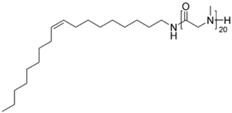 Oleylamine-PSar20-H chemical structure