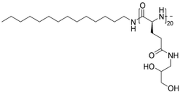 Tetradecylamine-PGA-diol20 chemical structure