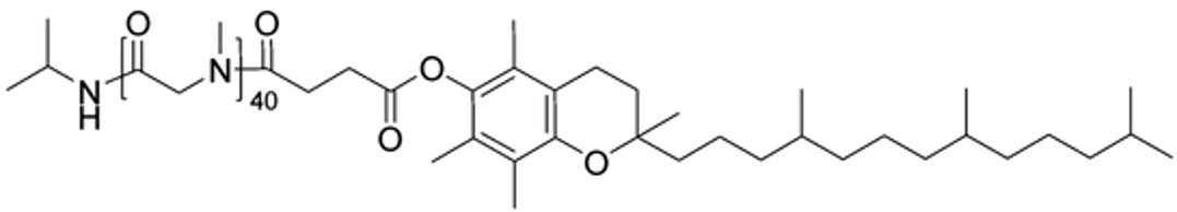 iPr-PSar40-succ-tocopherol chemical structure
